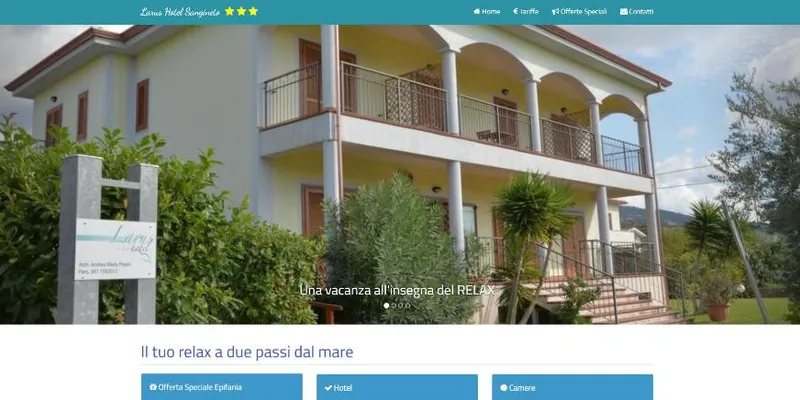 Anteprima del sito larushotel.it